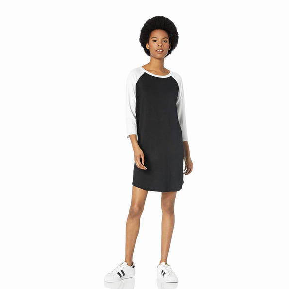 BB DAKOTA TSHIRT Raglan 7th Inning  Dress B & W sz - Picture 2 of 4